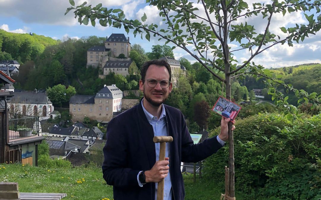 Landtagskandidat Thilo Waasem zu Besuch in Blankenheim