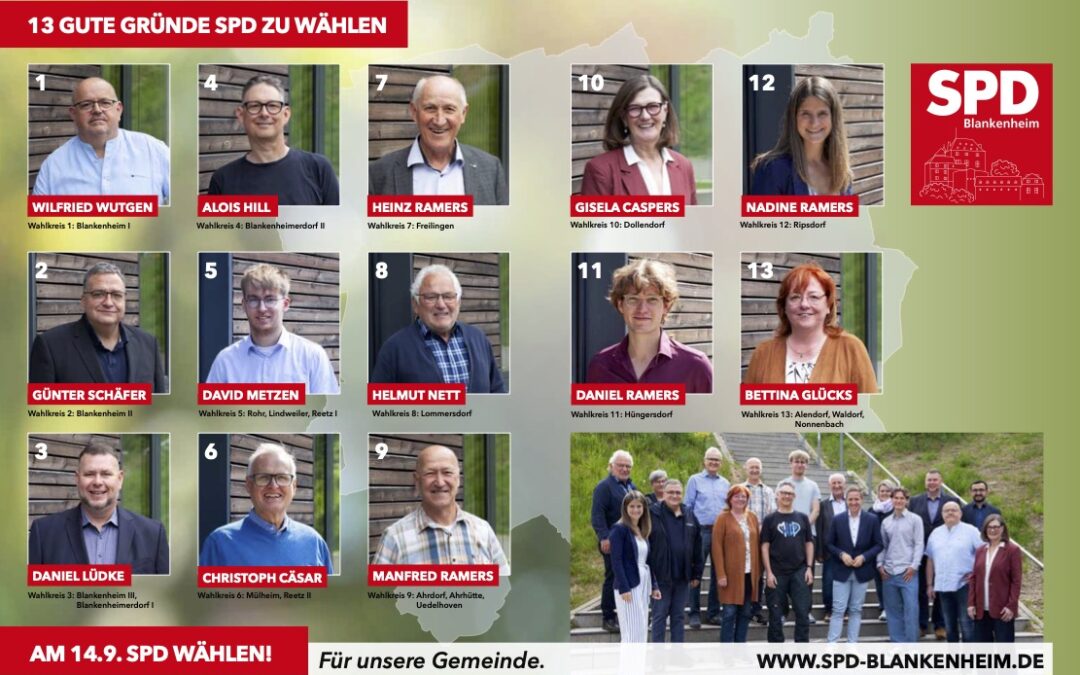 13 gute Gründe SPD zu wählen